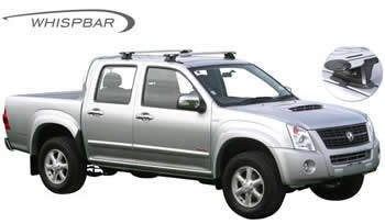 Holden Rodeo Roof racks Yakima Whispbar